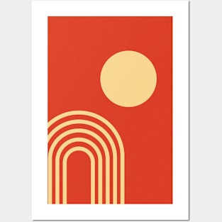 Mid Century Geometric Art Posters and Art